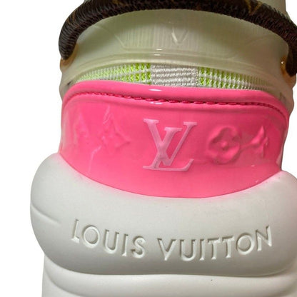 Louis Vuitton Run Away Line Mesh Sneakers 35.5 Yellow Neon — view 9