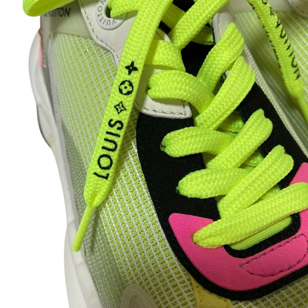 Louis Vuitton Run Away Line Mesh Sneakers 35.5 Yellow Neon — view 7