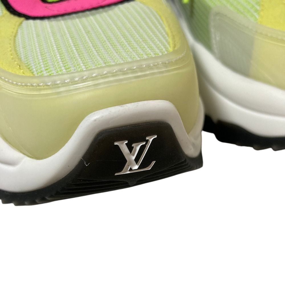 Louis Vuitton Run Away Line Mesh Sneakers 35.5 Yellow Neon — view 8