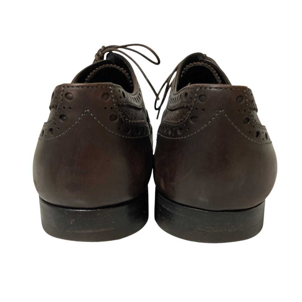 Louis Vuitton Monogram Medallion Leather Shoes 6 Brown — view 3