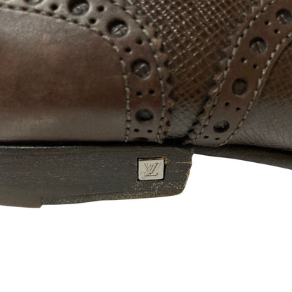 Louis Vuitton Monogram Medallion Leather Shoes 6 Brown — view 8