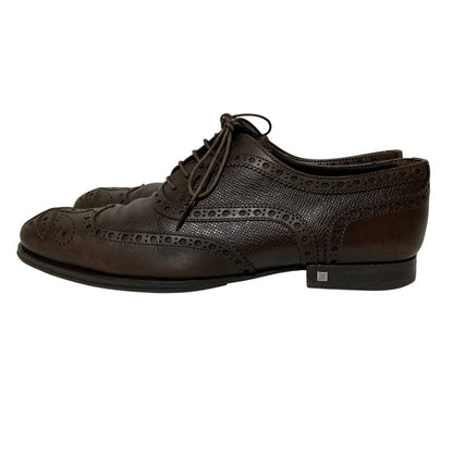 Louis Vuitton Monogram Medallion Leather Shoes 6 Brown — view 2