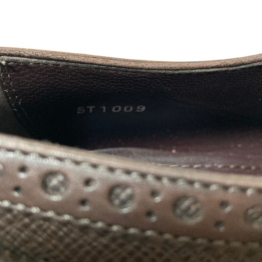 Louis Vuitton Monogram Medallion Leather Shoes 6 Brown — view 9