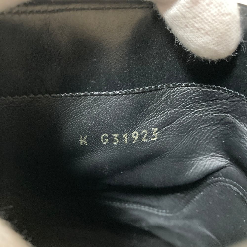 Chanel Camellia Leather Short Boots 36.5 Black — view 8