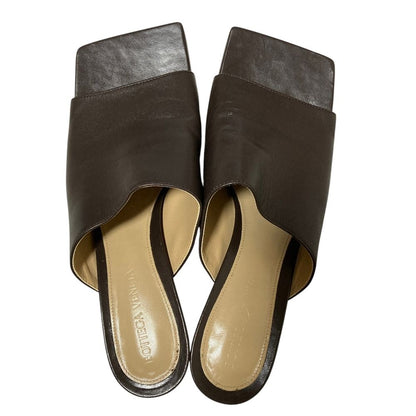 Bottega Veneta Square Toe Open Sandals 37.5 Brown — view 4