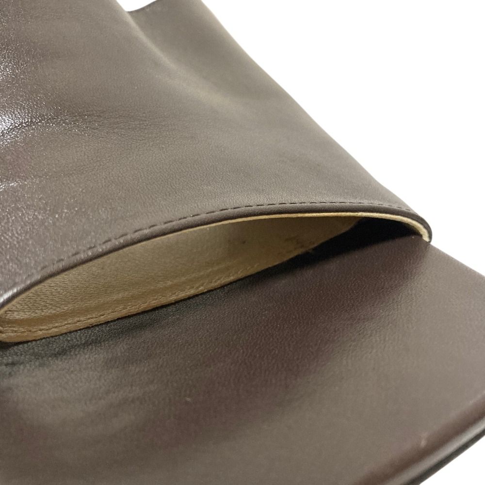 Bottega Veneta Square Toe Open Sandals 37.5 Brown — view 8