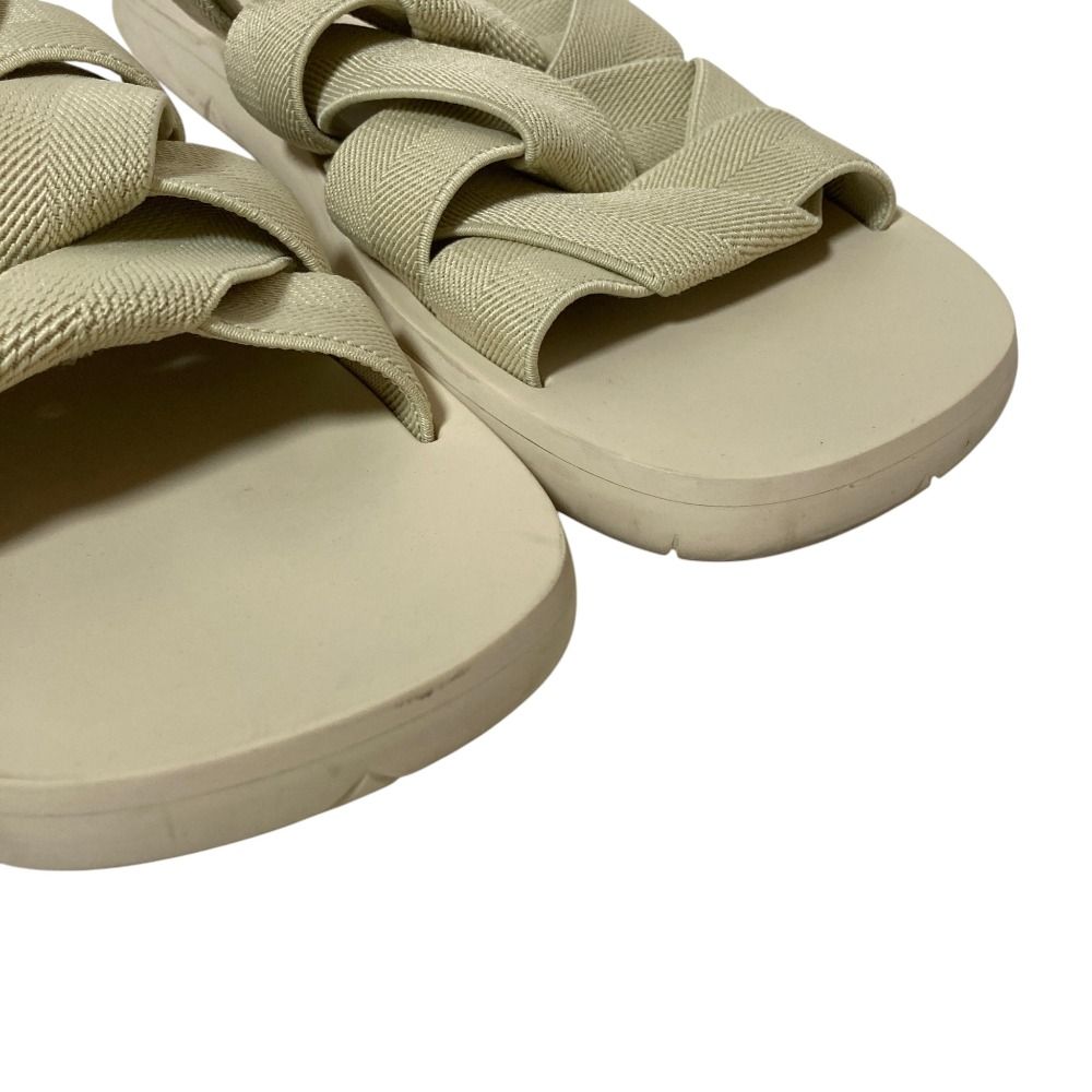 Bottega Veneta Plat Mule Intrecciato Flat Sandals 42 Ivory — view 6
