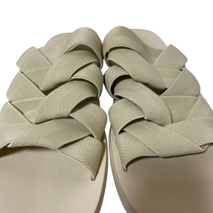 Bottega Veneta Plat Mule Intrecciato Flat Sandals 42 Ivory — view 7