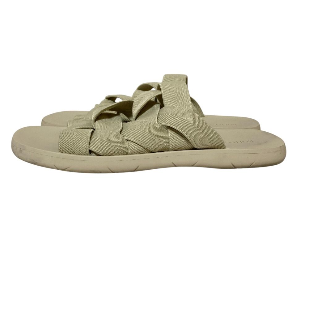 Bottega Veneta Plat Mule Intrecciato Flat Sandals 42 Ivory — view 2