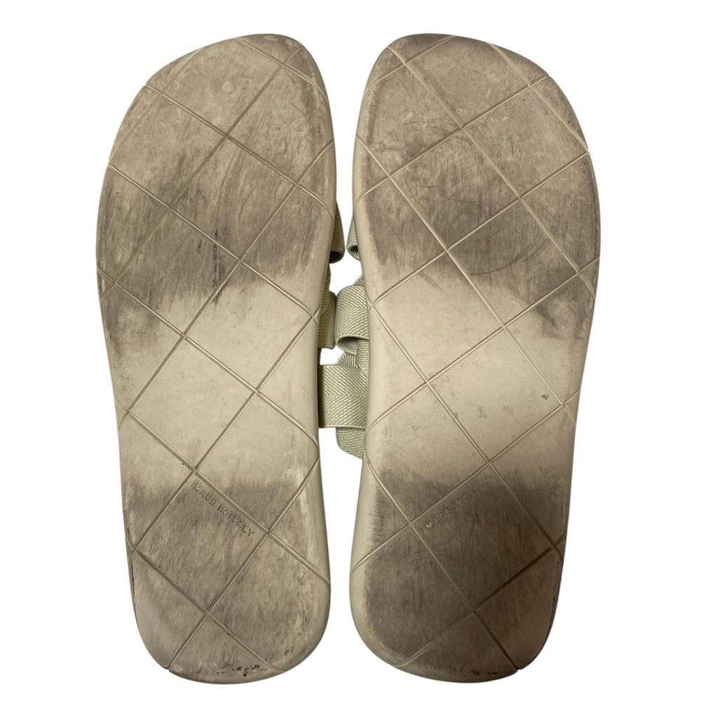 Bottega Veneta Plat Mule Intrecciato Flat Sandals 42 Ivory — view 5