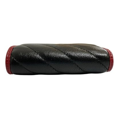 Gucci GG Marmont Quilted Compact Wallet Black — view 6
