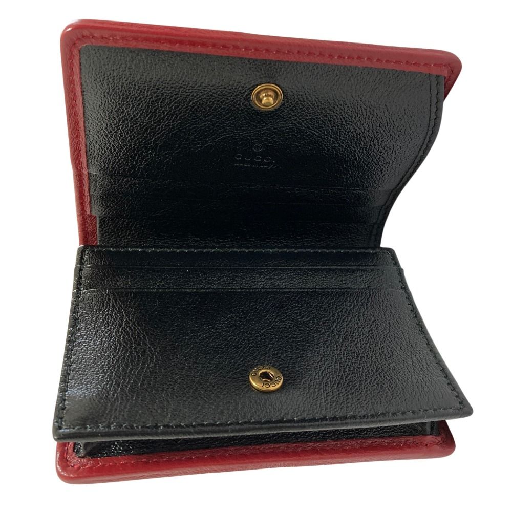 Gucci GG Marmont Quilted Compact Wallet Black — view 7