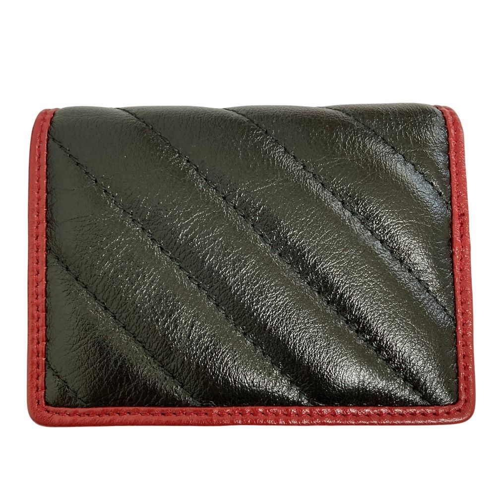 Gucci GG Marmont Quilted Compact Wallet Black — view 2