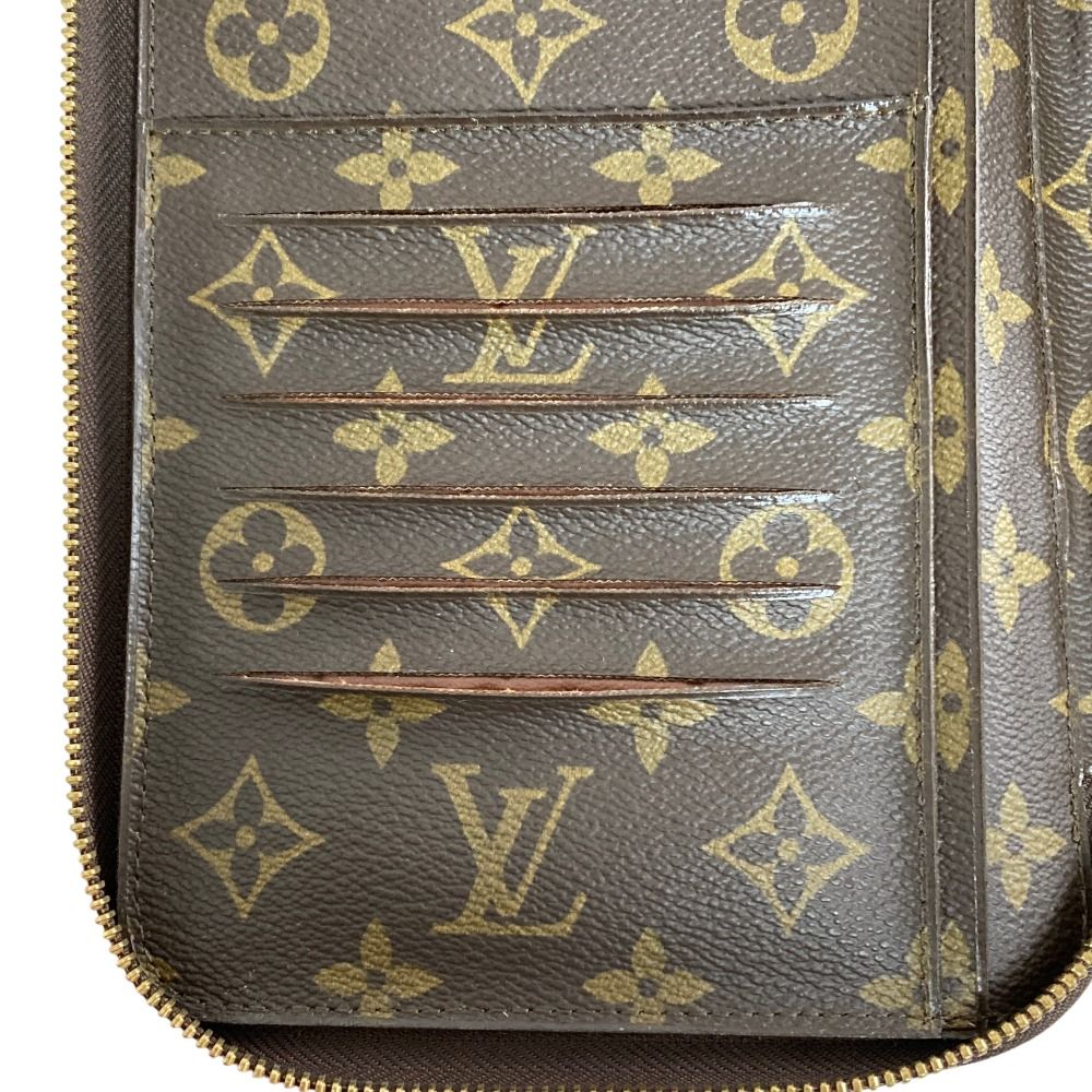 Louis Vuitton Monogram Posh Escapade Travel Case Clutch Brown — view 6