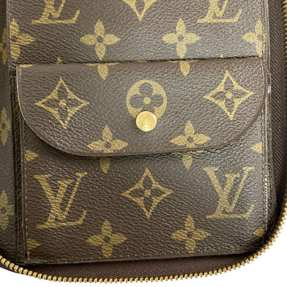 Louis Vuitton Monogram Posh Escapade Travel Case Clutch Brown — view 5