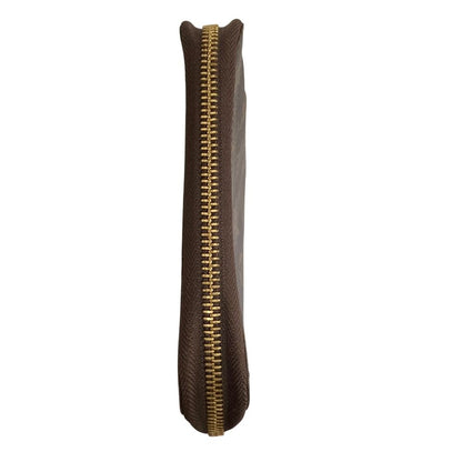 Louis Vuitton Monogram Posh Escapade Travel Case Clutch Brown — view 9