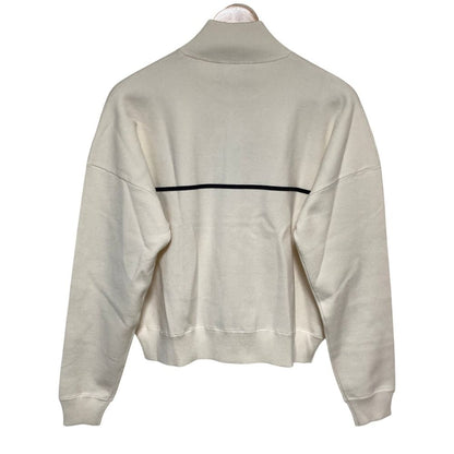 Max Mara Studio Mstvampata Zip Knit Cardigan L Ivory — view 2