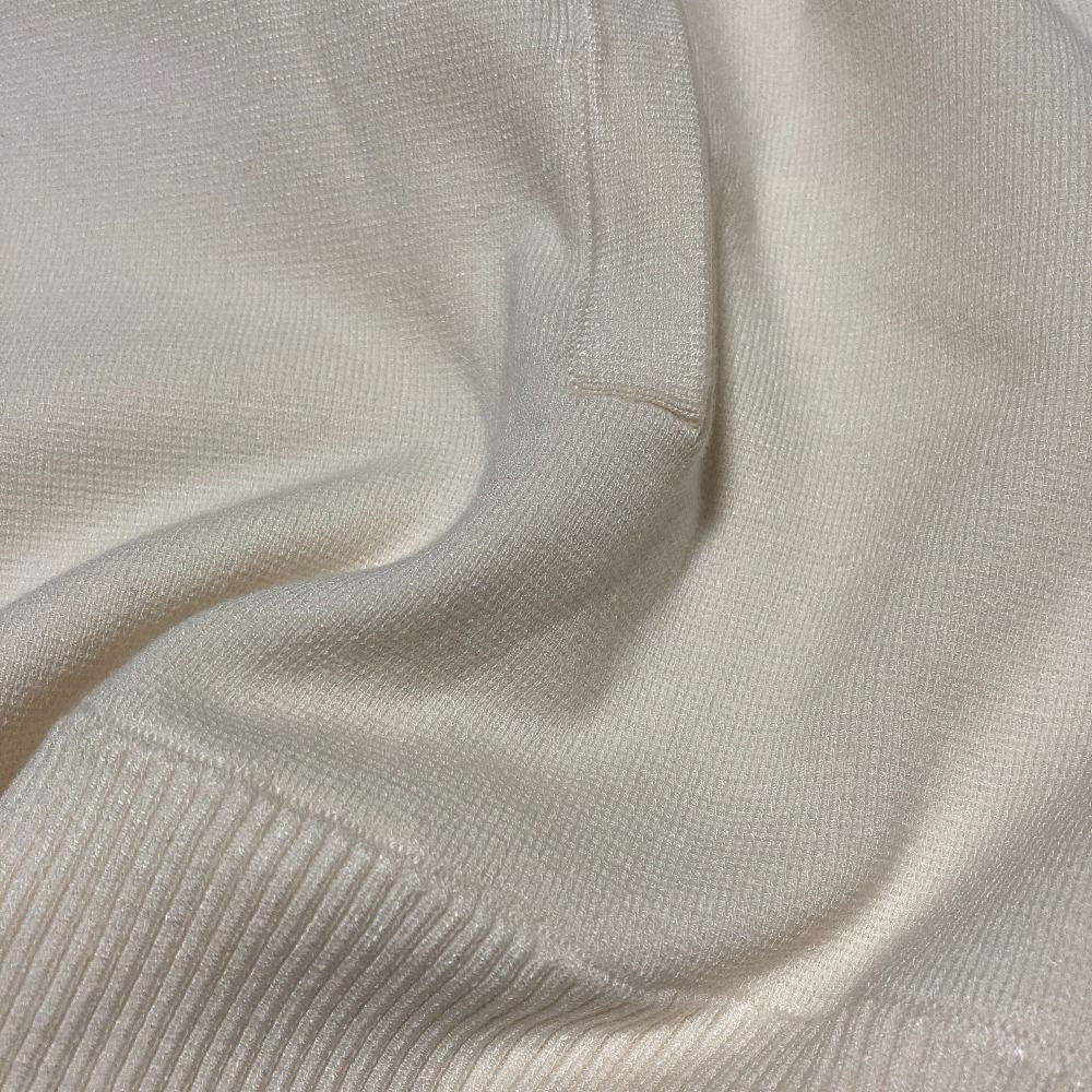 Max Mara Studio Mstvampata Zip Knit Cardigan L Ivory — view 4