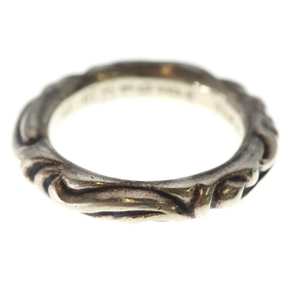 Chrome Hearts Scrl Band Scroll Ring Silver — view 4