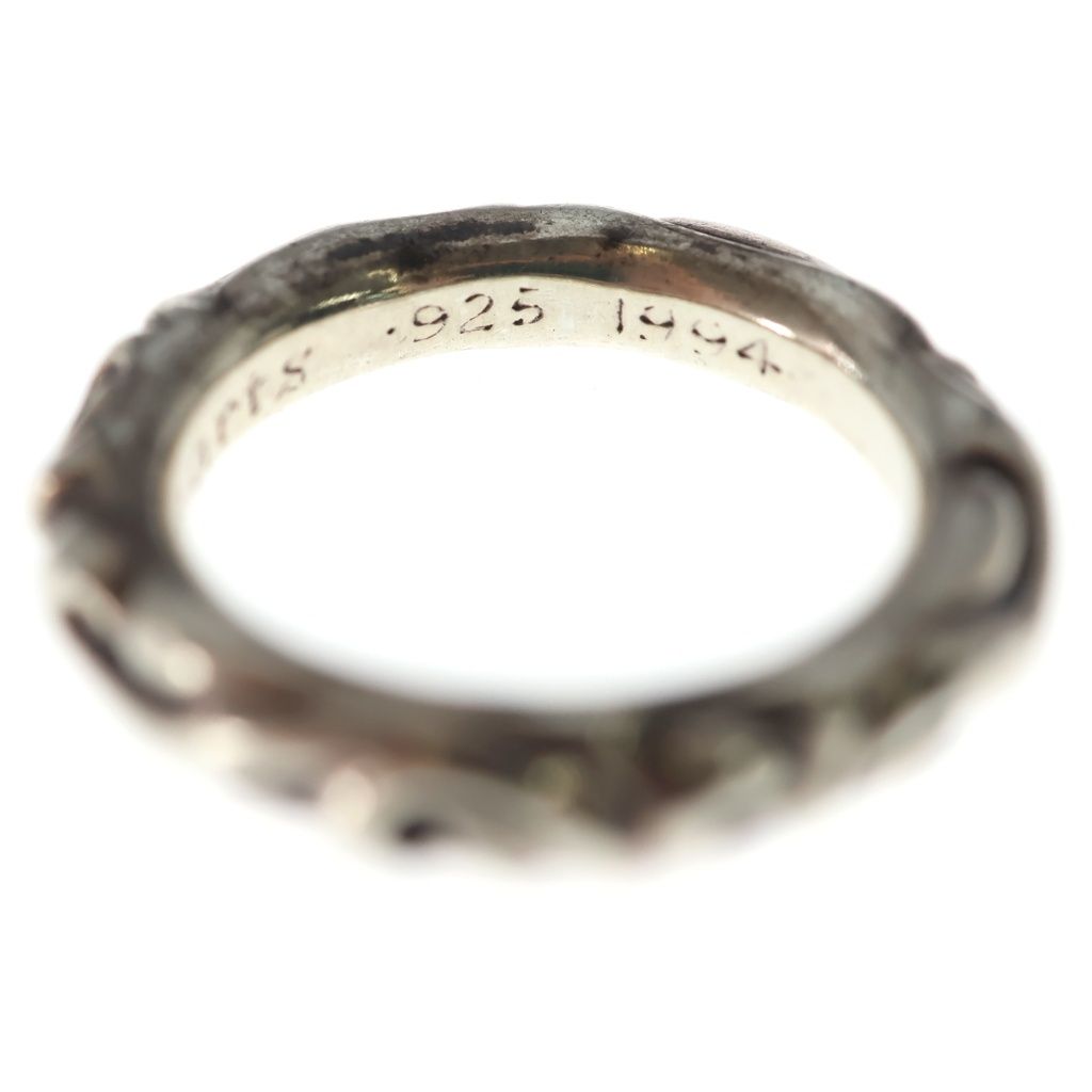 Chrome Hearts Scrl Band Scroll Ring Silver — view 6