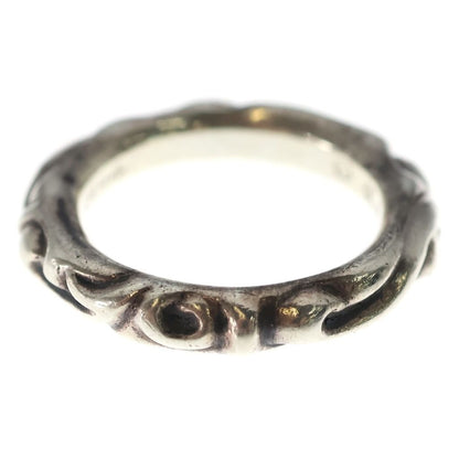 Chrome Hearts Scrl Band Scroll Ring Silver — view 2