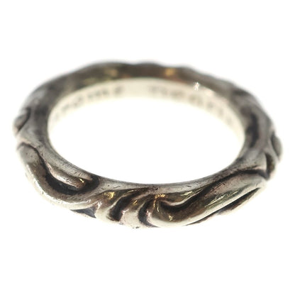 Chrome Hearts Scrl Band Scroll Ring Silver