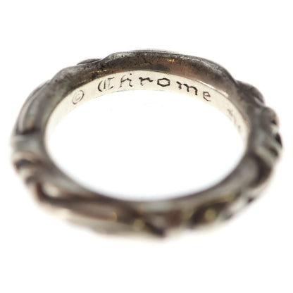 Chrome Hearts Scrl Band Scroll Ring Silver — view 5