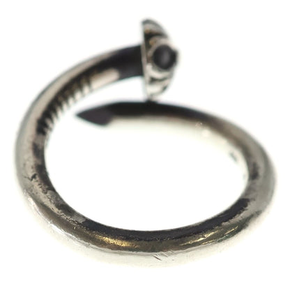 Chrome Hearts Nail Crsball Cross Ball Ring Silver — view 2