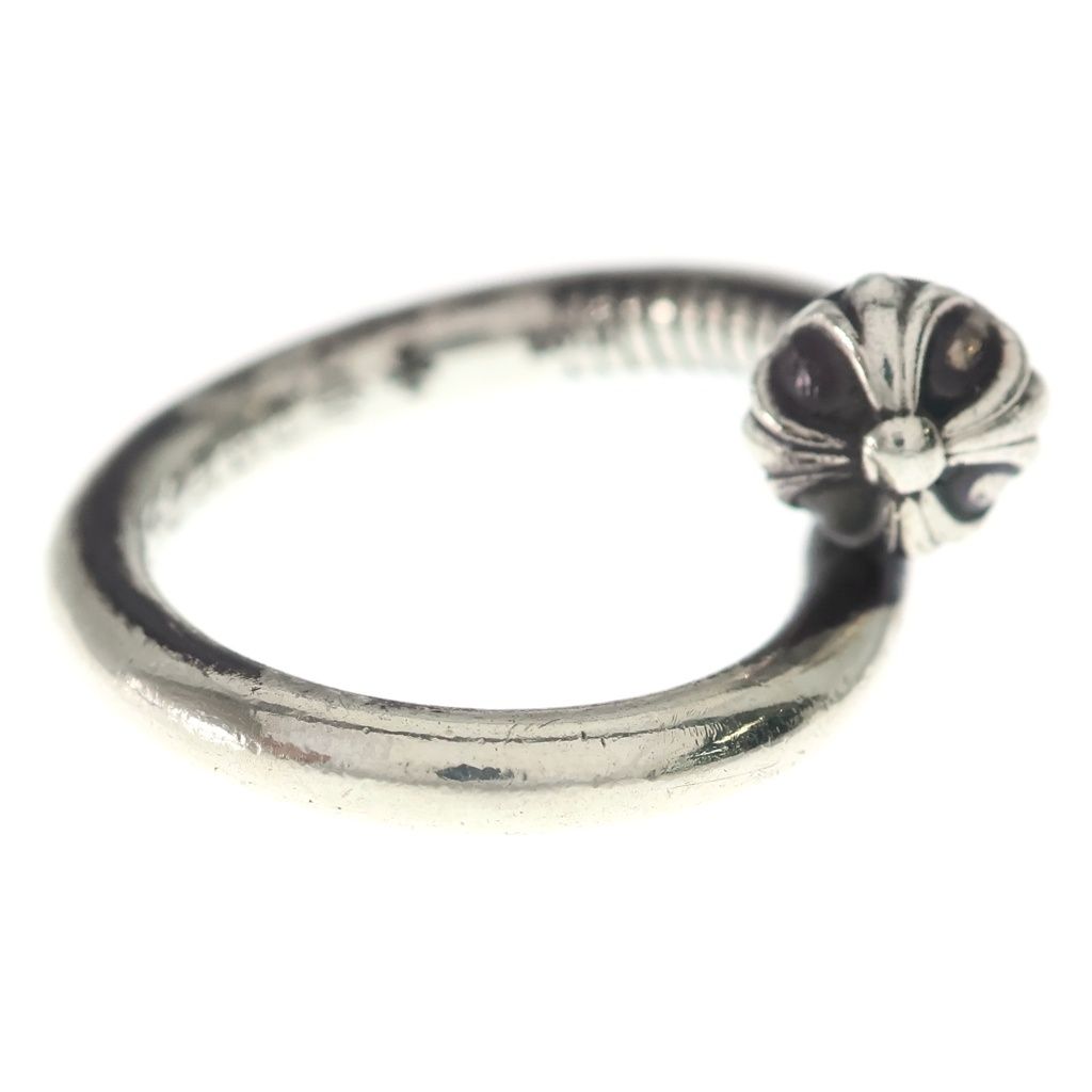 Chrome Hearts Nail Crsball Cross Ball Ring Silver — view 3