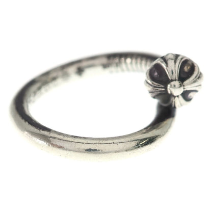 Chrome Hearts Nail Crsball Cross Ball Ring Silver — view 3
