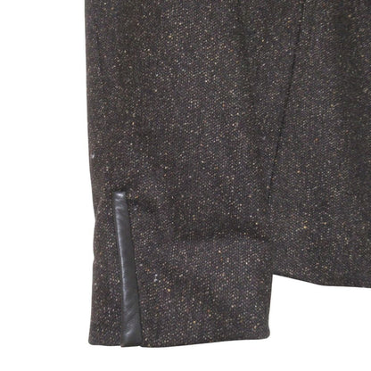 Loro Piana Wool Silk Blend Piping Zip Jacket Trousers Pants Set Brown — view 6