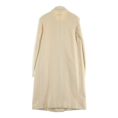Max Mara Cashmere Blend Wool Double Breasted Che Star Coat Ivory — view 2