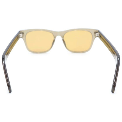 Prada Logo Sunglasses Eyewear Striped Yellow Brown — view 2