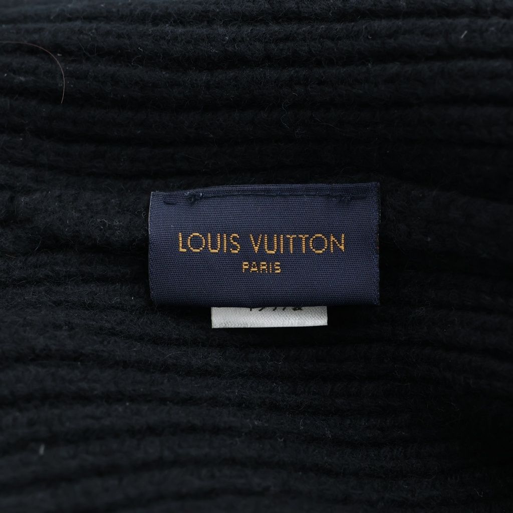 Louis Vuitton Beanie LV Ahead Cashmere Knit Hat Black — view 7