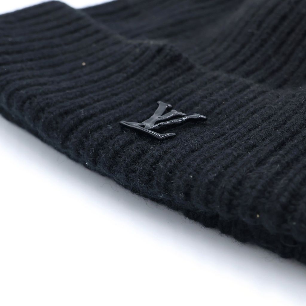 Louis Vuitton Beanie LV Ahead Cashmere Knit Hat Black — view 5