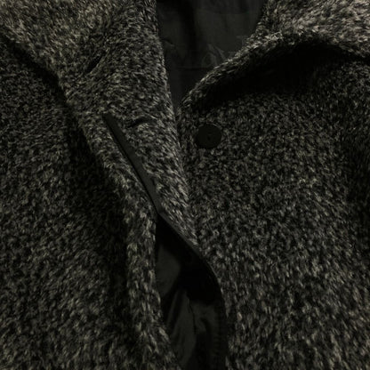 Max Mara Studio Alpaca Shagi Coat Gray 40 Black — view 5
