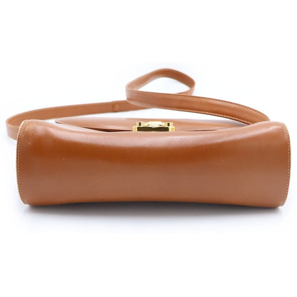 Gucci Vintage Shoulder Bag Brown Leather — view 5