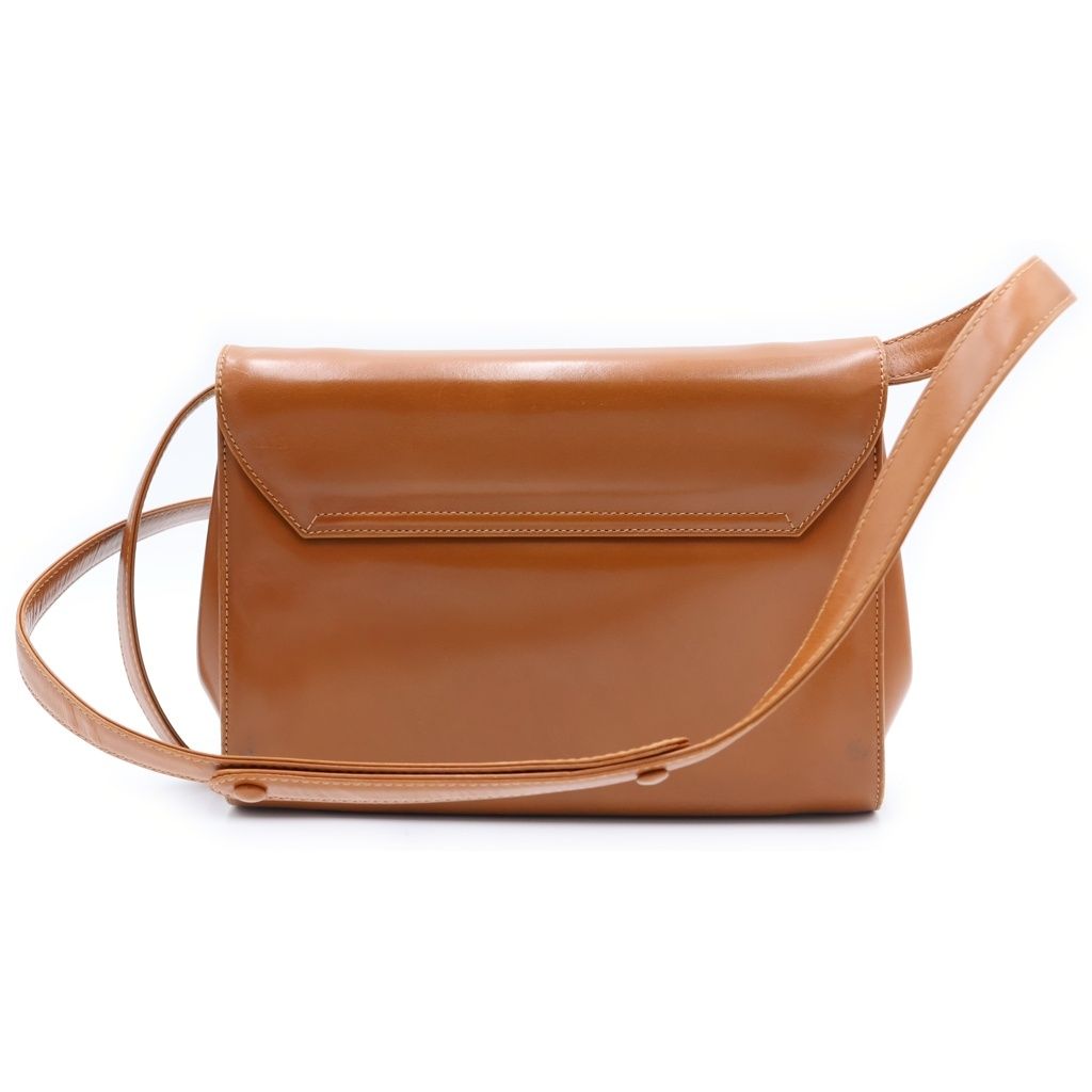 Gucci Vintage Shoulder Bag Brown Leather — view 2
