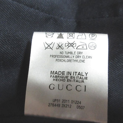 Gucci Velour Stitch Single Tailored Jacket 36 Navy — view 8