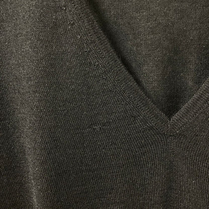 Chanel Asymmetric Cashmere Silk Blend Knit Top 34 Black Sweater — view 9