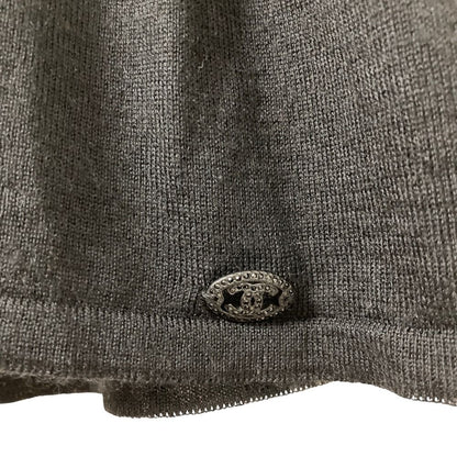 Chanel Asymmetric Cashmere Silk Blend Knit Top 34 Black Sweater — view 5