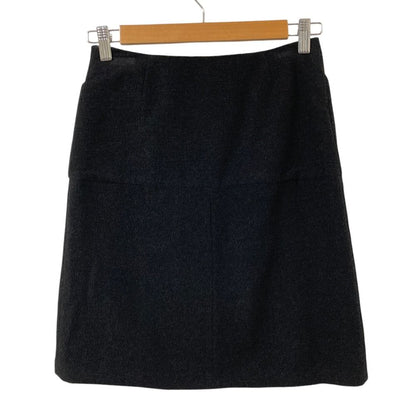 Chanel 07c CC Logo Button Tweed Skirt 34 Black — view 2