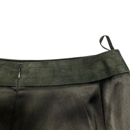 Chanel Silk Suede Skirt 36 Black — view 9