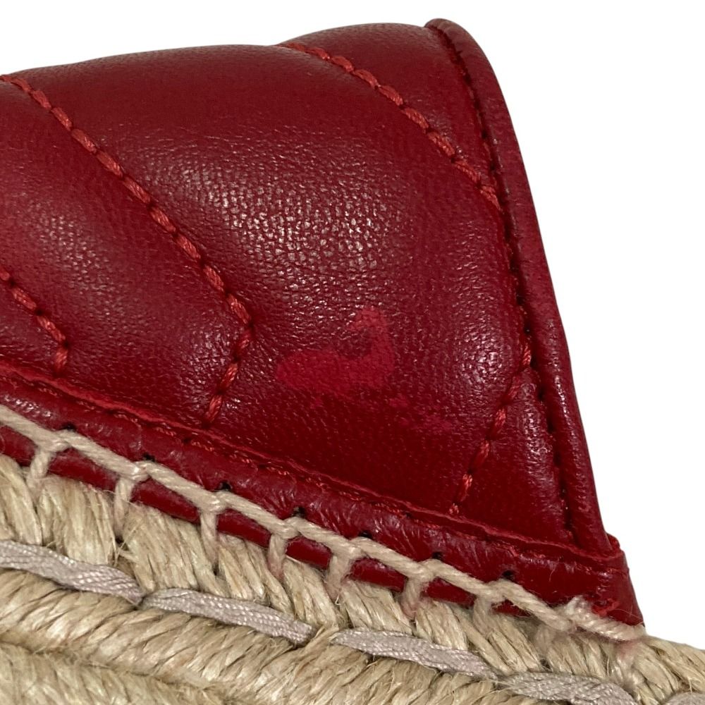 Gucci GG Marmont Leather Wedge Sole Sandals — view 9