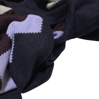 Hermes Cashmere Neck Cardigan XL Navy — view 4
