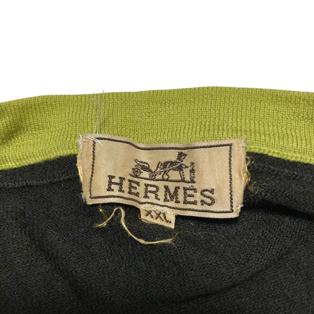 Hermes Cashmere Knit Cardigan XXL Dark Gray — view 5