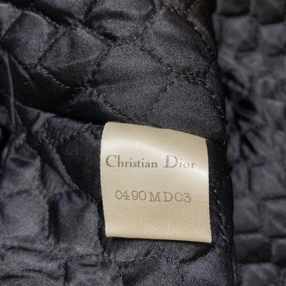 Dior Pret a Porter Lame Boa Coat 9 Black — view 6
