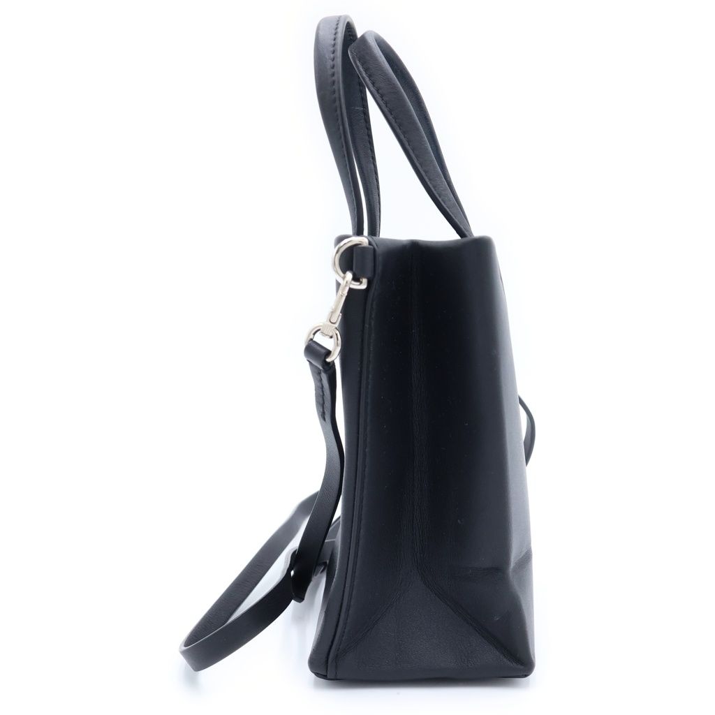 Tiffany & Co Shopping Tote Mini Shoulder Bag Black — view 3