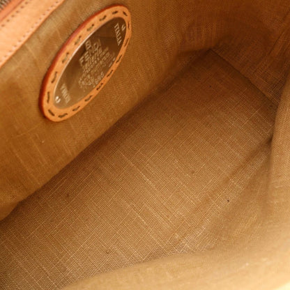 Fendi Selleria Leather Mini Tote Beige — view 4