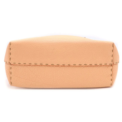 Fendi Selleria Leather Mini Tote Beige — view 5